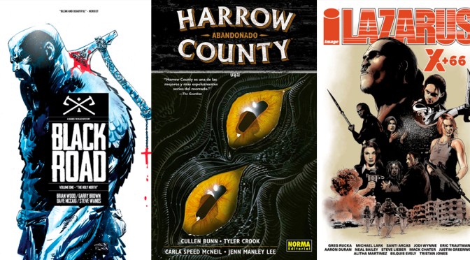 Reseñas Express: Black Road, Harrow County vol. 5 y Lazarus X+66